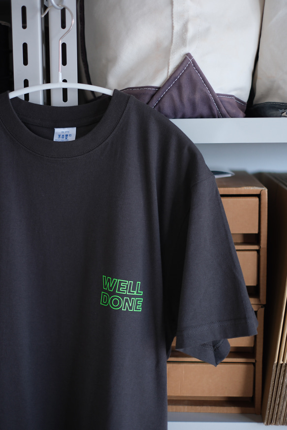 【NEW】オーバーシルエット半袖Tシャツ / WELL DONE / スミクロ / unisex 7枚目の画像