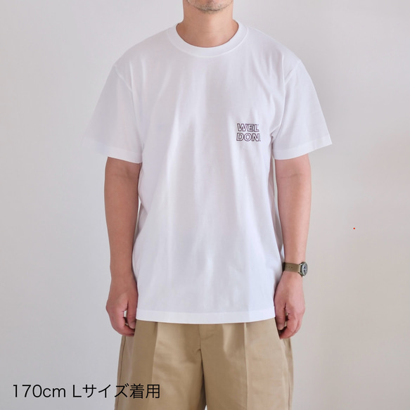 【NEW】オーバーシルエット半袖Tシャツ / WELL DONE / スミクロ / unisex 10枚目の画像