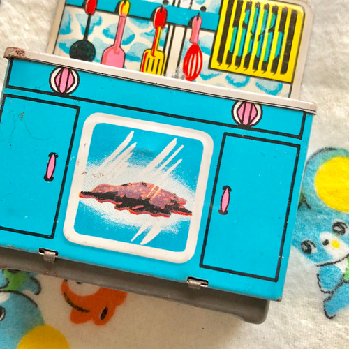 昭和レトロ☆小さなおままごと☆レンジ☆キッチン☆どちらか一つ