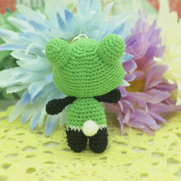 [Made to Order] Frog Costume Crochet Amigurumi 第2張的照片