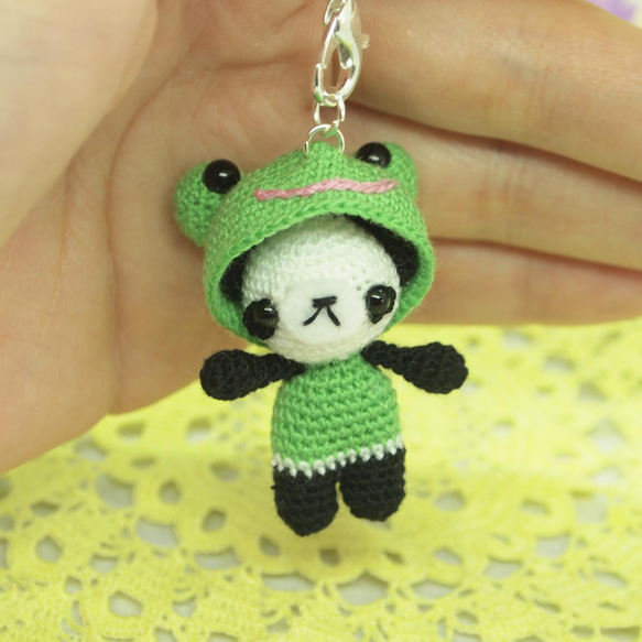 [Made to Order] Frog Costume Crochet Amigurumi 第5張的照片