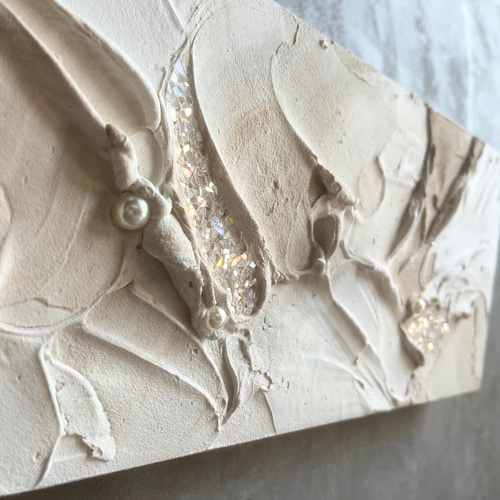 現代アート　58×15㎝　横長　テクスチャーアート　モダン　抽象画　アートパネル 現代アート 58×15㎝ 横長 テクスチャーアート モダン 抽象画