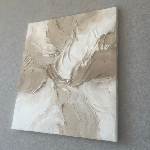 現代アート 2枚セット 53×45.5㎝ テクスチャーアート 大きめ モダン