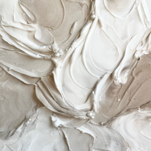 モダンアート　2枚set テクスチャーアート　現代アート　インテリア　絵画 現代アート 2枚セット 53×45.5㎝ テクスチャーアート 大きめ モダン