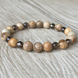 幻想的な雪の華に魅せられて/アゲートインクォーツ/天然石 ストーン