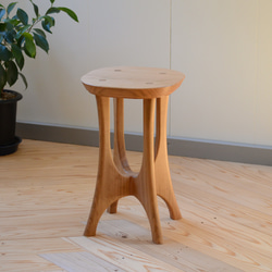 ヤマザクラの糸巻きスツール 椅子（チェアー）・スツール 堂谷木工