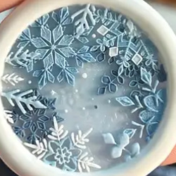 封印頭像雪花靜謐的雪花 第3張的照片