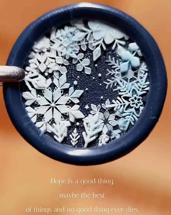 封印頭像雪花靜謐的雪花 第2張的照片