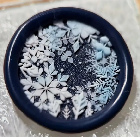 封印頭像雪花靜謐的雪花 第1張的照片