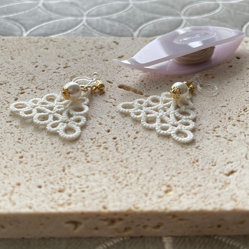 超個性的☻パックさんとうずらの卵ビーズのピアス （旭屋出版Blog －食  