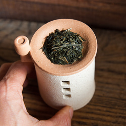 茶香炉（煙突おうち）- ミニ（シロ）※抗菌・消臭や風邪 予防、睡眠改善にも◎ 2枚目の画像