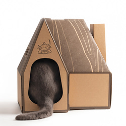 【組裝完成品】Samurai House 武士之屋 (內附抓板／猫の爪とぎがあります） 第1張的照片