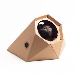 Barnacle 藤壺紙製貓家具貓屋【內附抓板／猫の爪とぎがあります】 第1張的照片