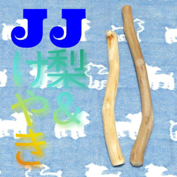 JJ.けやき梨の木新品.犬用おもちゃ、超型犬向け歯固めかじり木 1枚目の画像