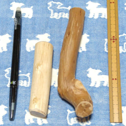 CL.けやき梨の木新品.犬用おもちゃ、小型犬向け歯固め、かじり木 2枚目の画像
