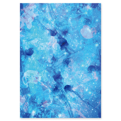 『Blue gem jellyfish』レターセット 3枚目の画像