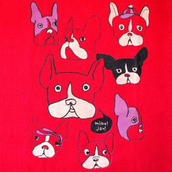 French Bulldog T-shirt _ Ladys Msize 4枚目の画像