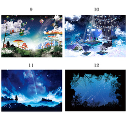 1枚から購入可能★星空と夜空の幻想的なポストカード 8枚目の画像
