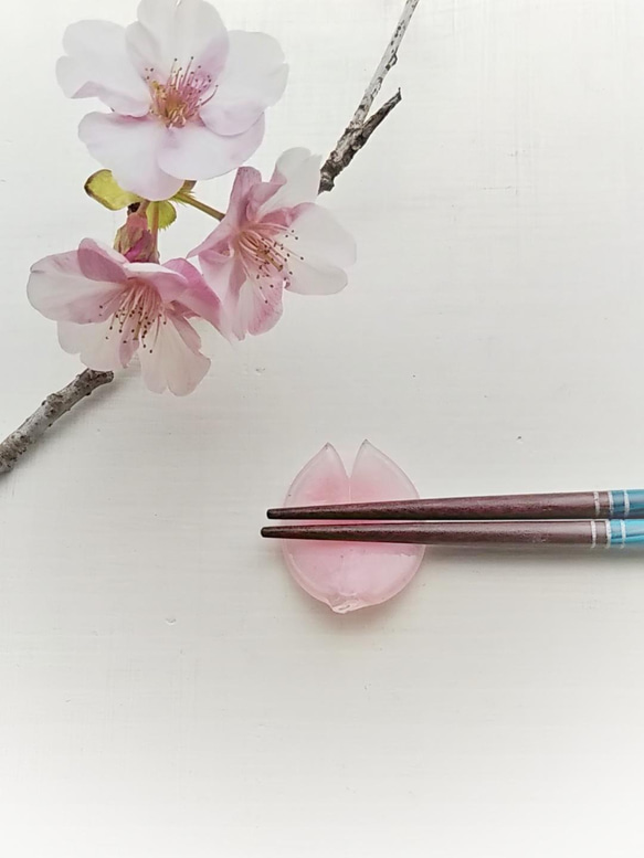 桜のはしおき「サクラサク」パステル2ｐ☆ご注文前に在庫の有無をお問い合わせください 3枚目の画像