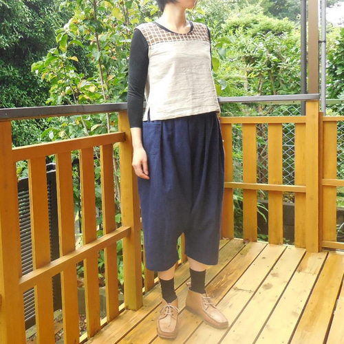 慈雨サルエルパンツ ZIPサルエルパンツ サルエル サルエルパンツ[品番：ACDW0000764