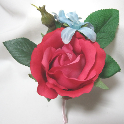 シンプルブーケ・ブートニア・髪飾り・リストレット4点セット花色ご相談可能 ブーケ ブートニア リストレット 髪飾り 4点セット リストブーケ髪飾り