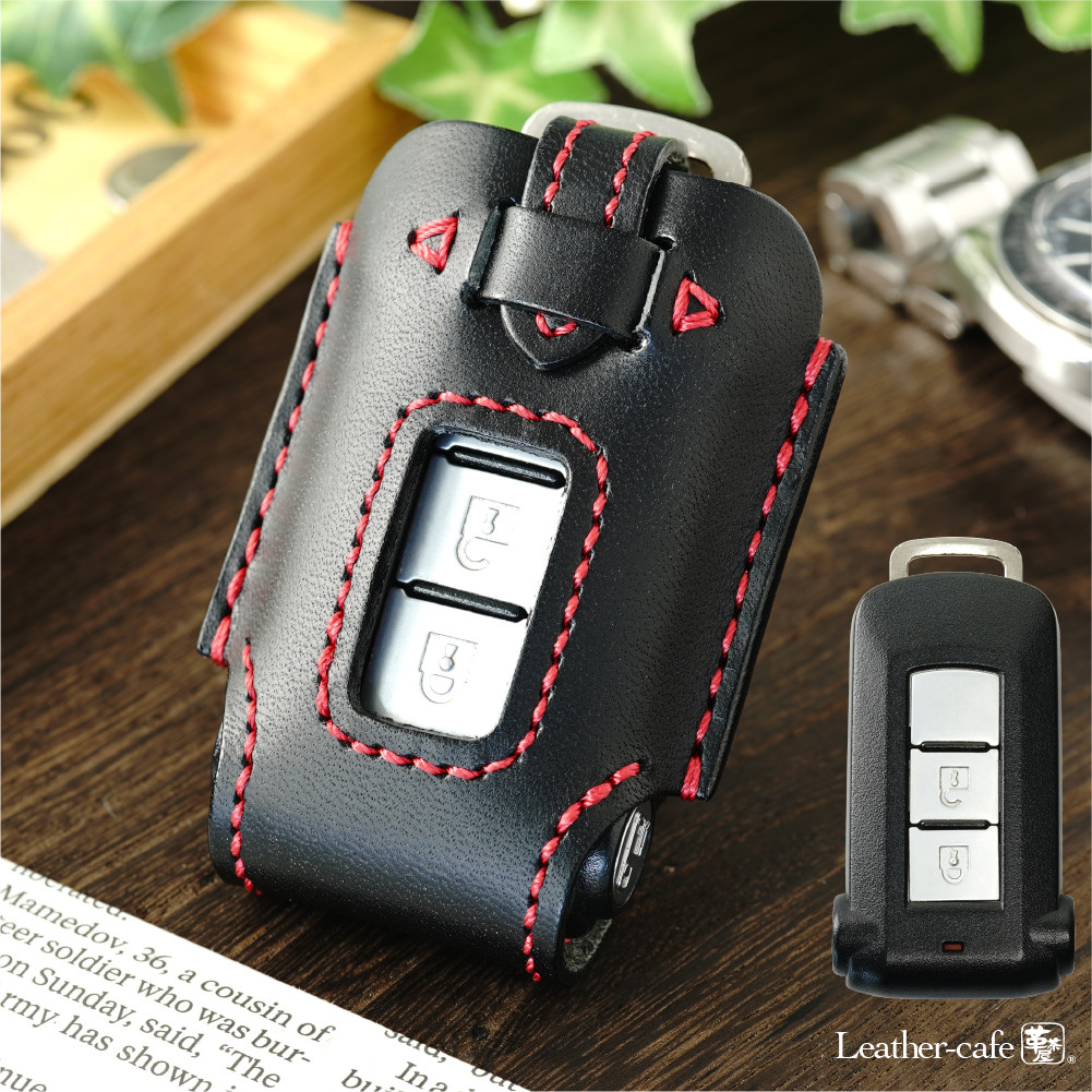 日産 デイズ ルークス対応 スマートキーケース キーカバー レザー【mitsubishi-a】