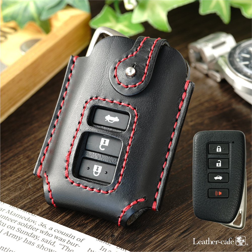 レクサス用 スマートキーケース LX RX NX IS RC GS対応 キーカバー レザー【lexus-a】