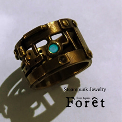 [Steampunk] Piping ring / Piping ring (黃銅版) [Made-to-order] 第5張的照片