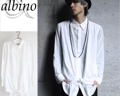 カシュクールアレンジフェイクレイヤードロングシャツ シャツ