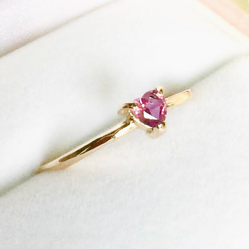 再販X4】K10・K18・Pt(10金・18金・プラチナ) ピンクサファイアの