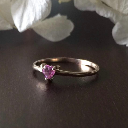 再販X4】K10・K18・Pt(10金・18金・プラチナ) ピンクサファイアの