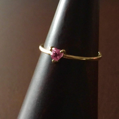 ピンクサファイアハートリング ラブリーピンクサファイアハート リング【即納】 – オール