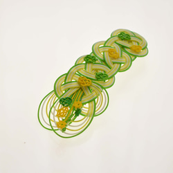 水引バレッタ　菜の花 6枚目の画像