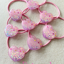 《No.2053❀》ハンドメイド　レジンヘアゴム　ピンクパープル　リース　六角形 レジン（樹脂） ヘアゴム の人気通販｜Creema(クリーマ) 国内最大の