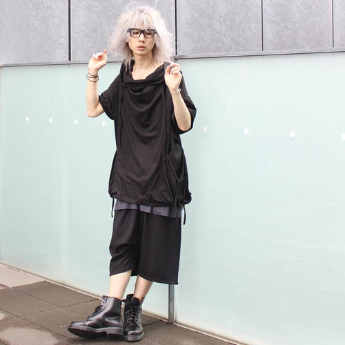 ドレープポケット付きビッグフードパーカー パーカー albino