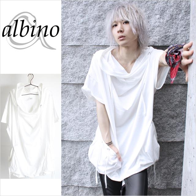 ドレープポケット付きビッグフードパーカー