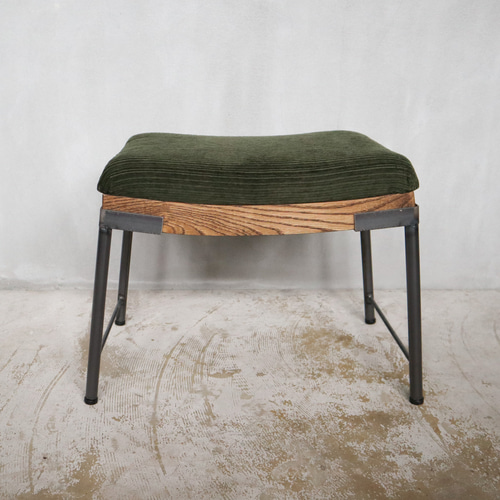 送料無料／[Y.T Stool]スツール コーデュロイ 帆布 足置き オットマン