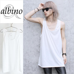 ツイストネックワイドロングタンクトップ その他トップス albino