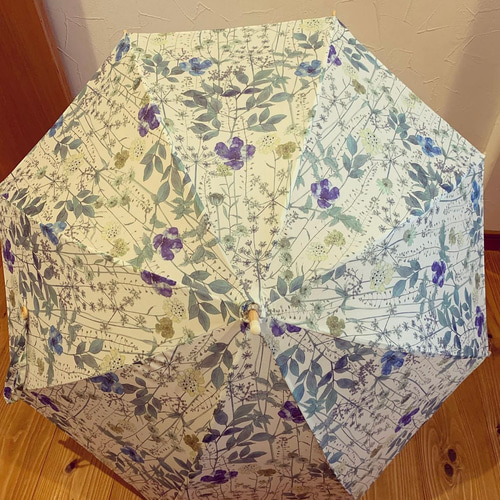 LIBERTY FABRICS リバティプリントを使った晴雨兼用折り畳み傘