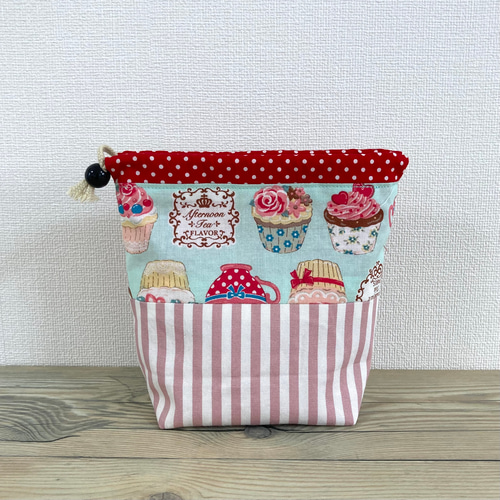 コップ袋＊ハンドメイド 給食・コップ袋・20×18】名入れ可・車刺繍・男の子・コットン