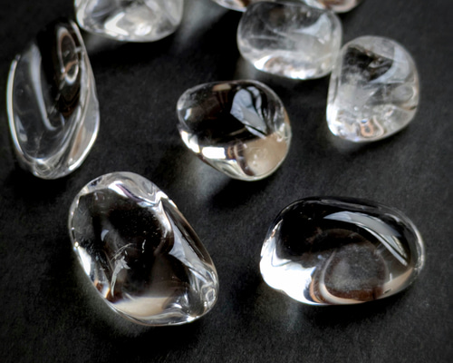 4月誕生石/超透明水晶ﾀﾝﾌﾞﾙｽﾄｰﾝ/t002-02☆手8213620 251223t 天然石