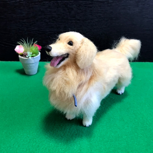 1点限定／すぐに発送可能】ゴールデンレトリバー☆羊毛フェルト