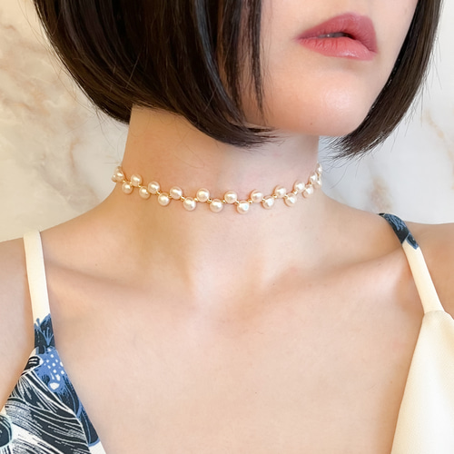 まもなく販売終了】ゴールド：淡水パールの星座たち：パールの