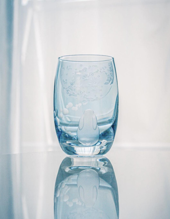 タンブラー「月とUSAGI」青 5枚目の画像