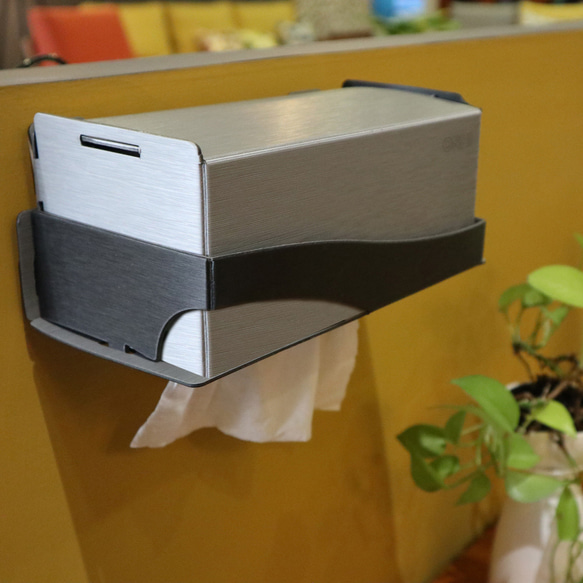 歐士OSHI Box plus+ 無痕下抽式DIY面紙盒-大 適用抽取式衛生紙 第7張的照片