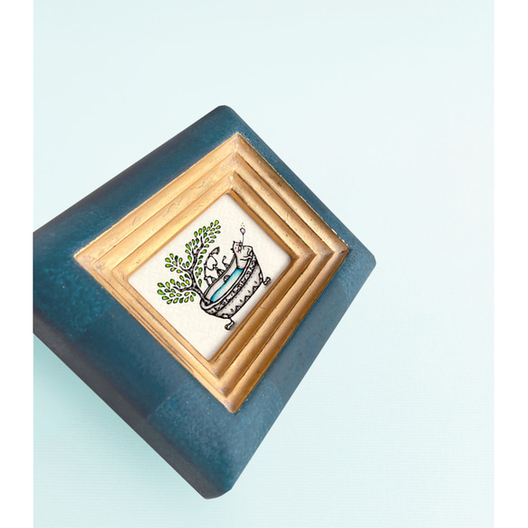 ミニ額縁 原画【 至福のとき 】mini size ver. 〜feel nature 16枚目の画像