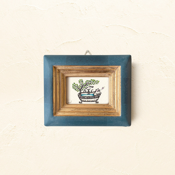 ミニ額縁 原画【 至福のとき 】mini size ver. 〜feel nature 11枚目の画像