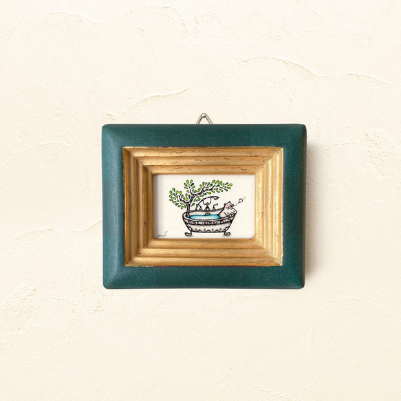 ミニ額縁 原画【 至福のとき 】mini size ver. 〜feel nature 9枚目の画像