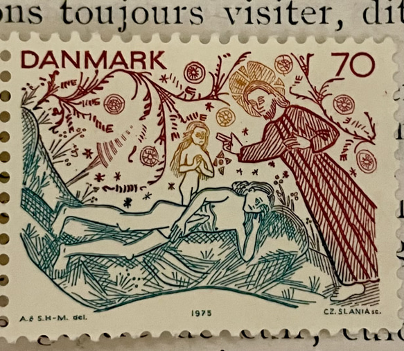ちいさなartmuseum　Denmark　stamp 5Set　complete 5枚目の画像