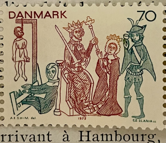 ちいさなartmuseum　Denmark　stamp 5Set　complete 2枚目の画像